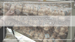 [ウラヤハボウズ]ちいかわポップアップ伊丹で新商品購入レポート